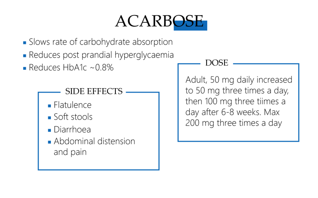 Acarbose side effects